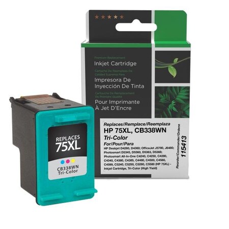 Clover Imaging Group Imaging Remanufactured High Yield Tri-Color Ink Cartridge 115413